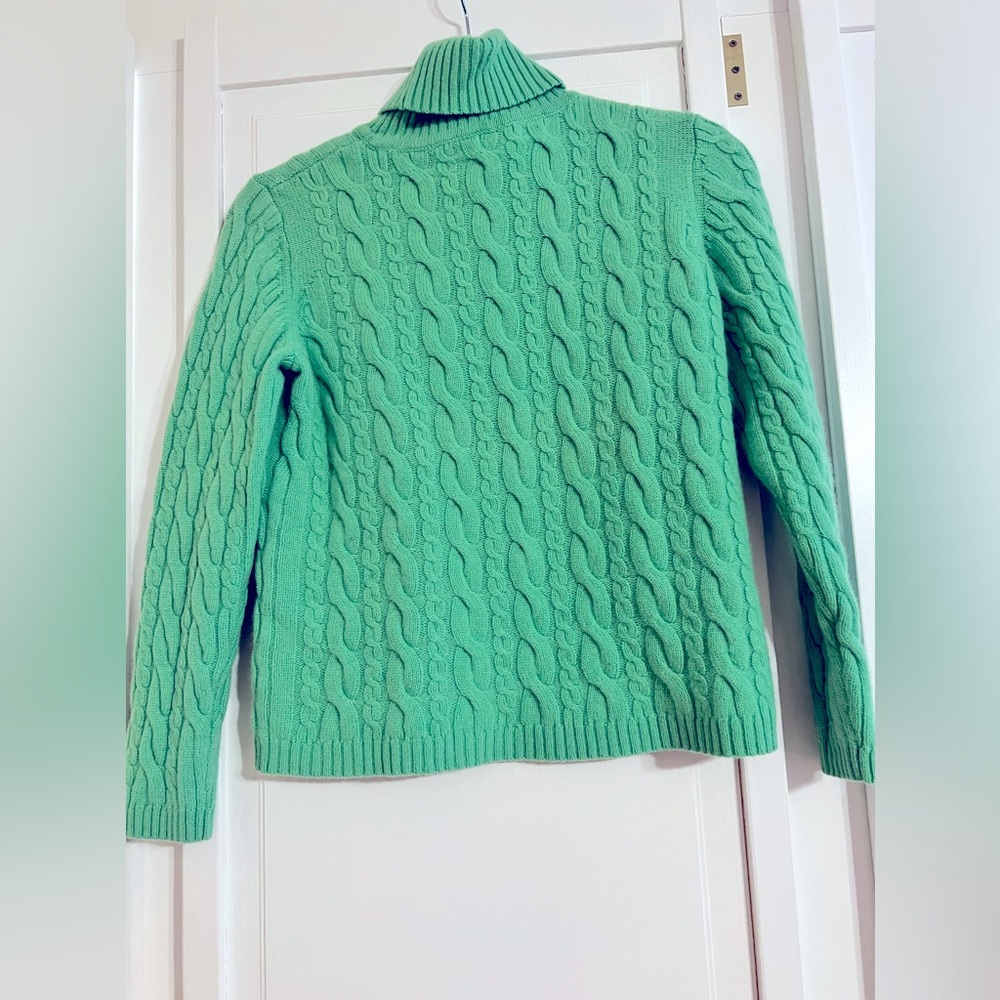 Vintage Mint Green Cashmere Sweater Size S/m